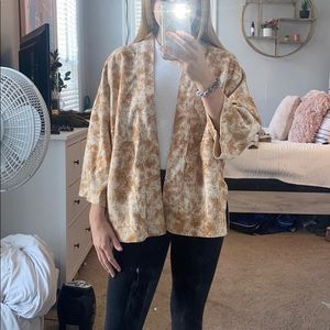 Brown and white jacket